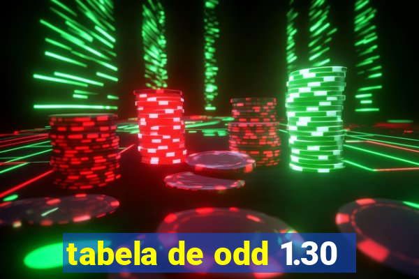 tabela de odd 1.30