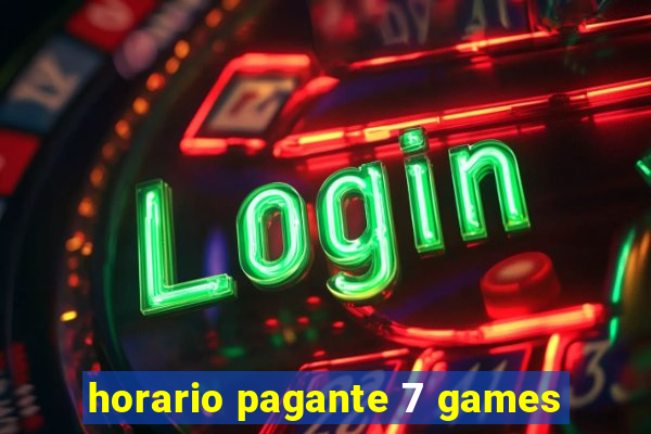 horario pagante 7 games