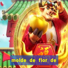 molde de flor de eva grande para imprimir