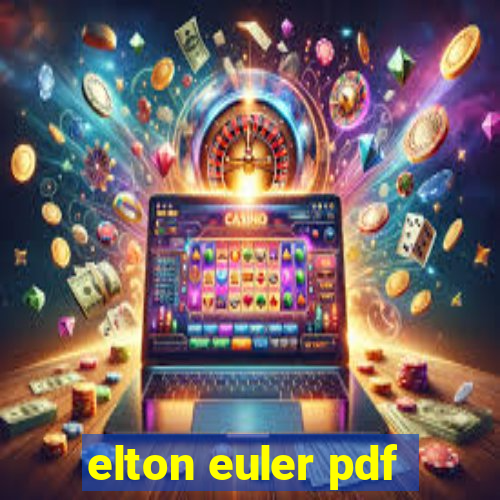 elton euler pdf