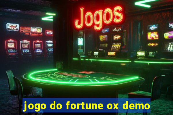 jogo do fortune ox demo