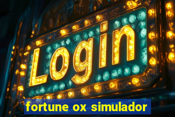 fortune ox simulador