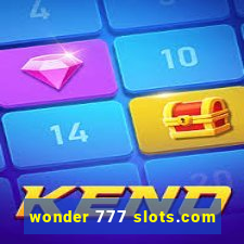 wonder 777 slots.com