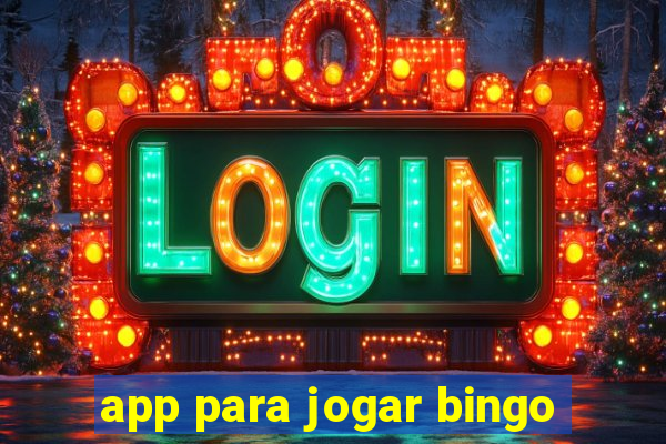 app para jogar bingo