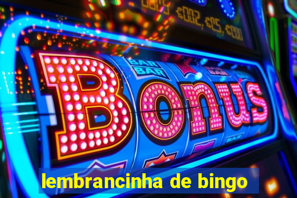 lembrancinha de bingo