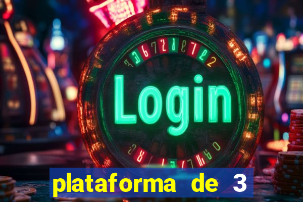 plataforma de 3 reais jogo