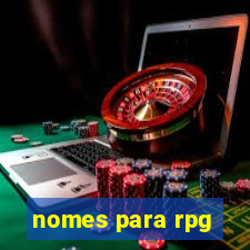 nomes para rpg