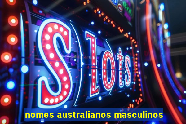 nomes australianos masculinos