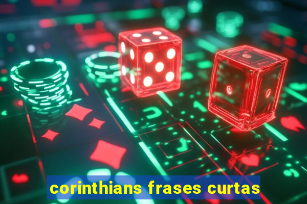 corinthians frases curtas