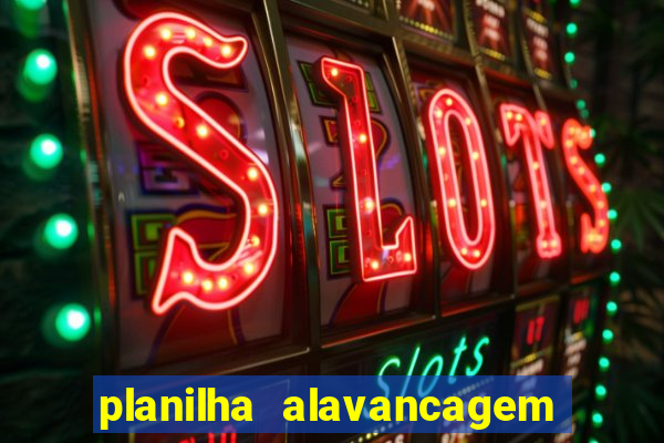 planilha alavancagem de banca